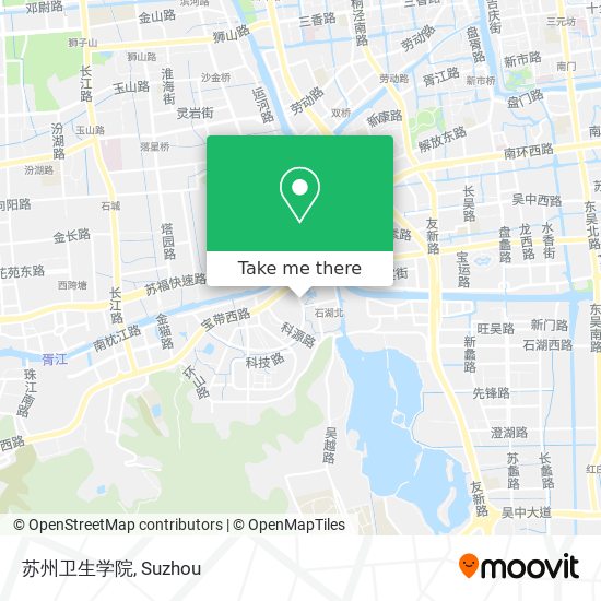 苏州卫生学院 map