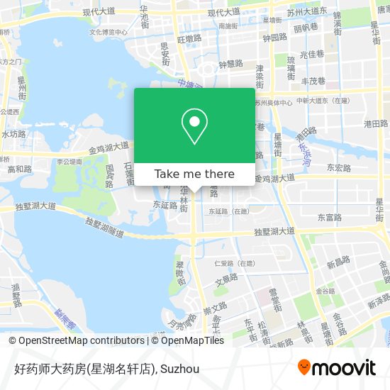 好药师大药房(星湖名轩店) map