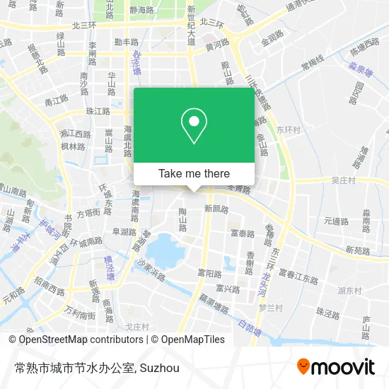 常熟市城市节水办公室 map