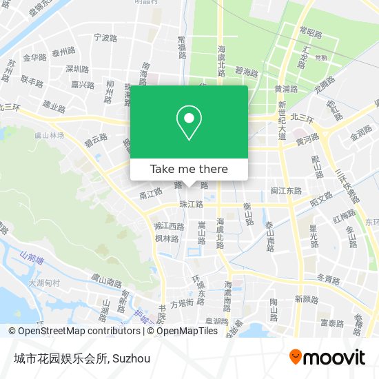 城市花园娱乐会所 map