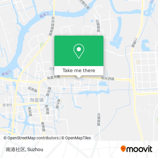 南港社区 map