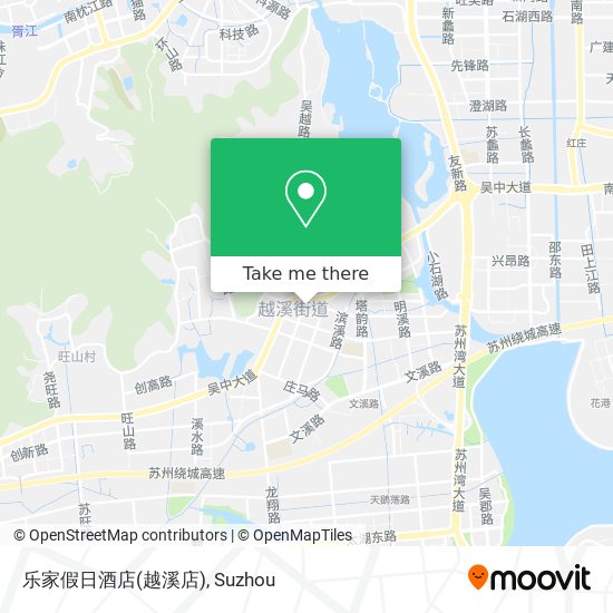 乐家假日酒店(越溪店) map
