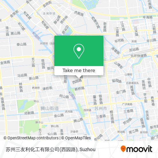 苏州三友利化工有限公司(西园路) map