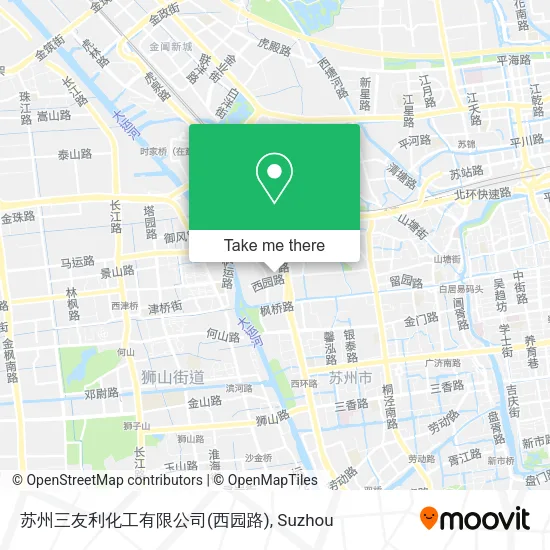 苏州三友利化工有限公司(西园路) map