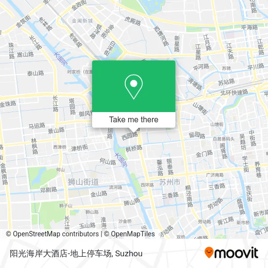 阳光海岸大酒店-地上停车场 map