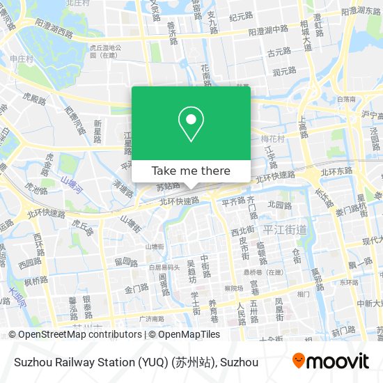 Suzhou Railway Station (YUQ) (苏州站) map