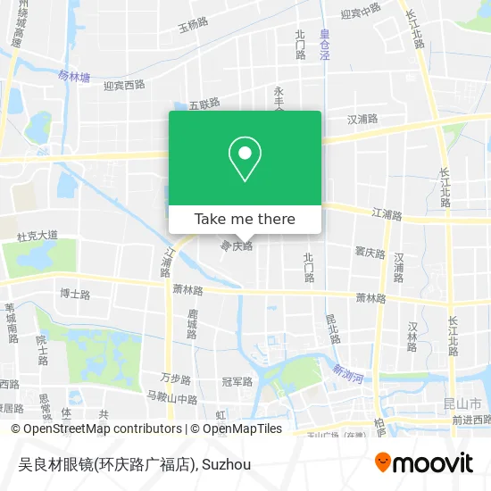 吴良材眼镜(环庆路广福店) map