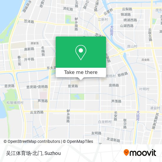 吴江体育场-北门 map