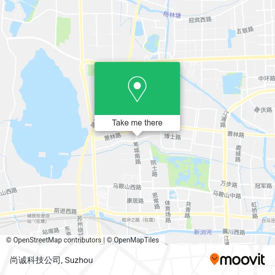 尚诚科技公司 map
