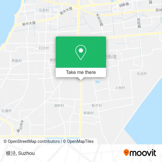 横泾 map