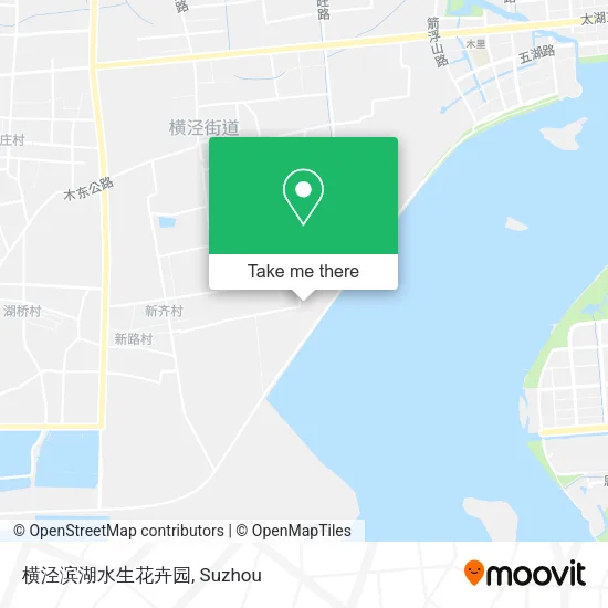 横泾滨湖水生花卉园 map