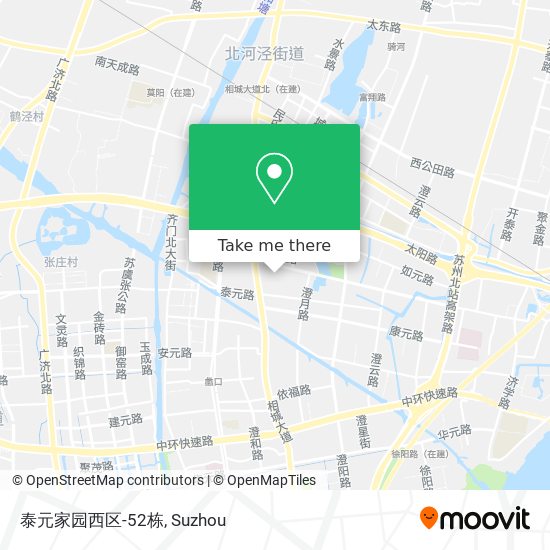 泰元家园西区-52栋 map