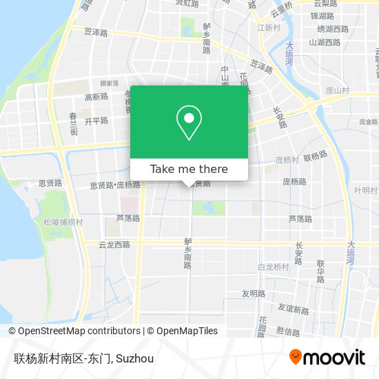 联杨新村南区-东门 map