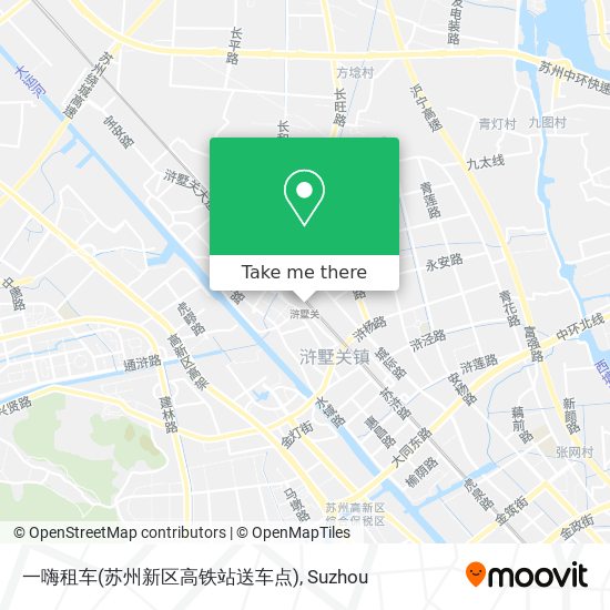 一嗨租车(苏州新区高铁站送车点) map