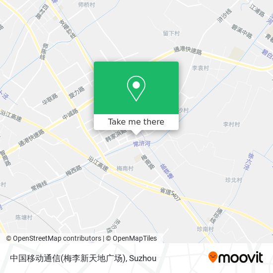 中国移动通信(梅李新天地广场) map