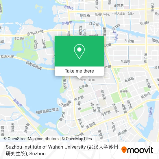 Suzhou Institute of Wuhan University (武汉大学苏州研究生院) map
