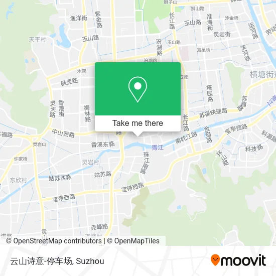 云山诗意-停车场 map