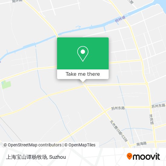 上海宝山谭杨牧场 map