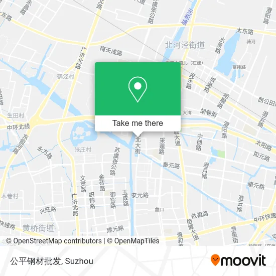 公平钢材批发 map