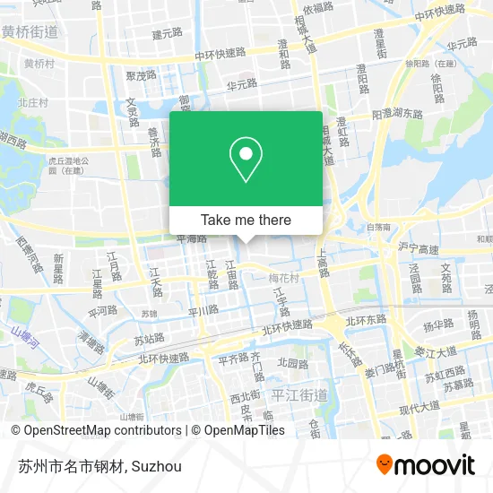 苏州市名市钢材 map