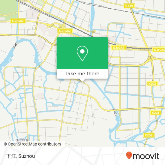 下江 map