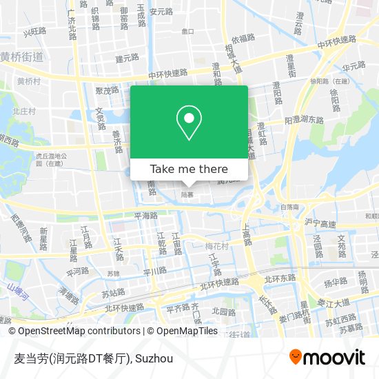 麦当劳(润元路DT餐厅) map