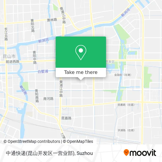 中通快递(昆山开发区一营业部) map