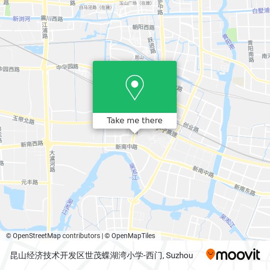 昆山经济技术开发区世茂蝶湖湾小学-西门 map