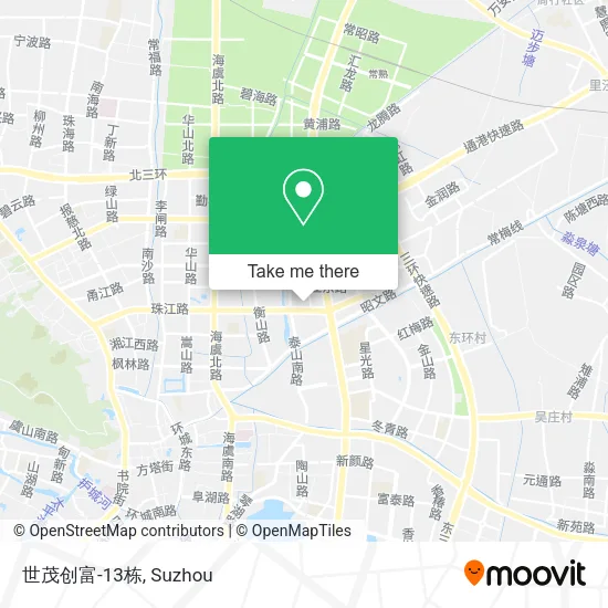 世茂创富-13栋 map