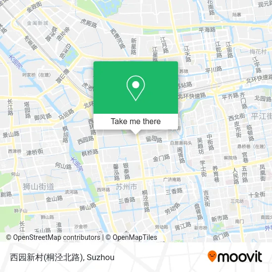 西园新村(桐泾北路) map