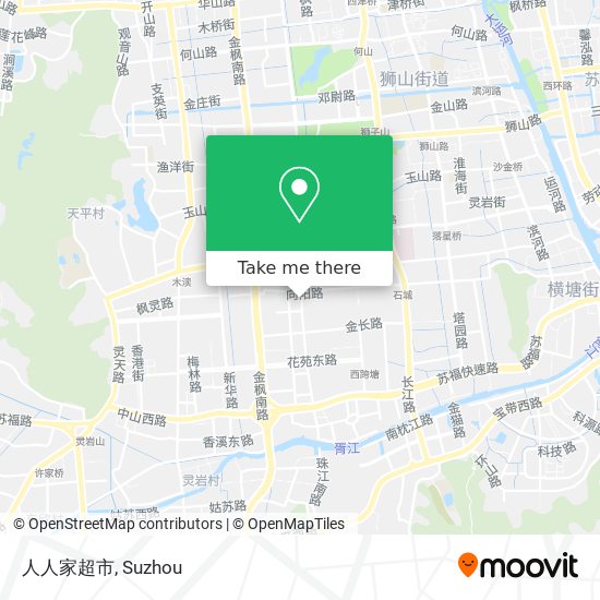 人人家超市 map