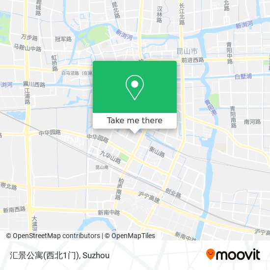 汇景公寓(西北1门) map