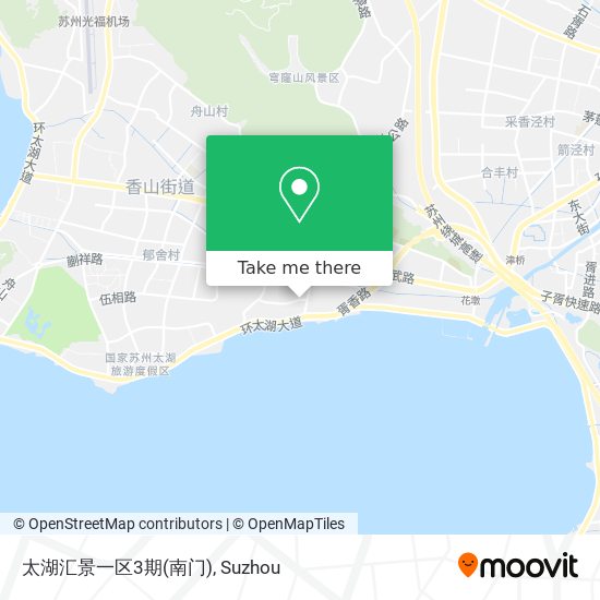 太湖汇景一区3期(南门) map