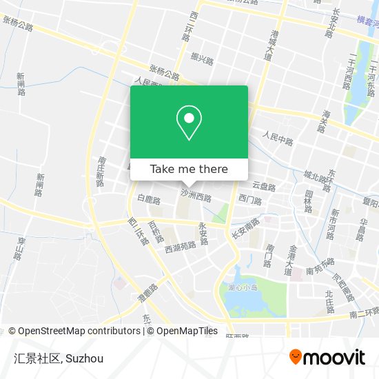汇景社区 map