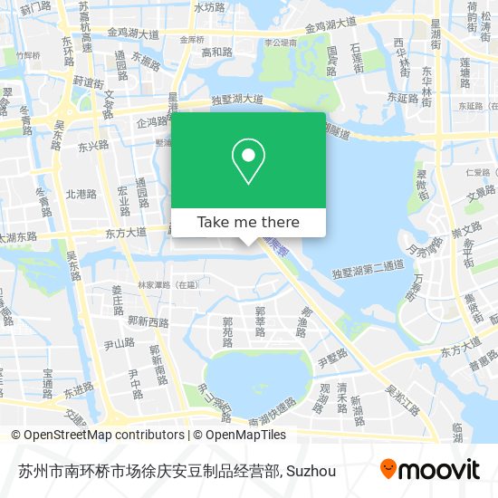 苏州市南环桥市场徐庆安豆制品经营部 map