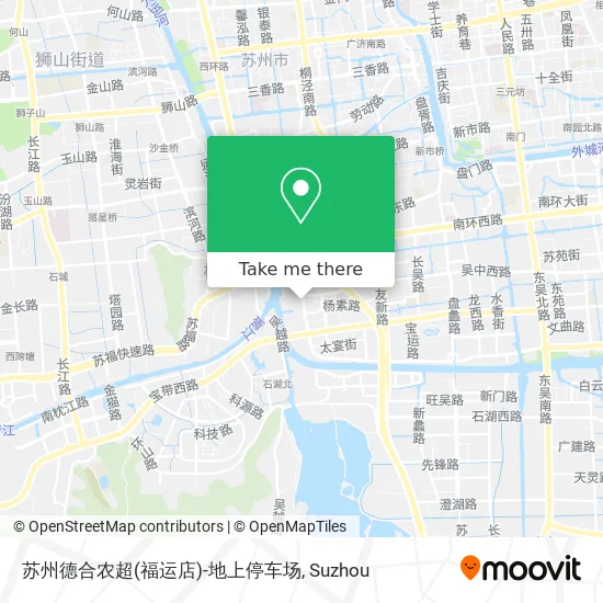 苏州德合农超(福运店)-地上停车场 map