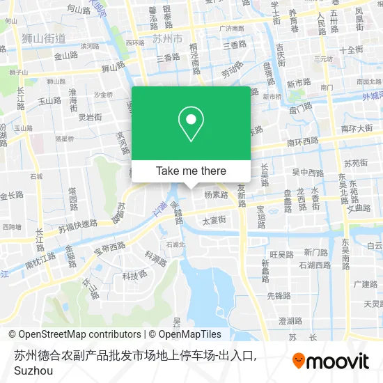苏州德合农副产品批发市场地上停车场-出入口 map