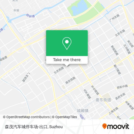 森茂汽车城停车场-出口 map