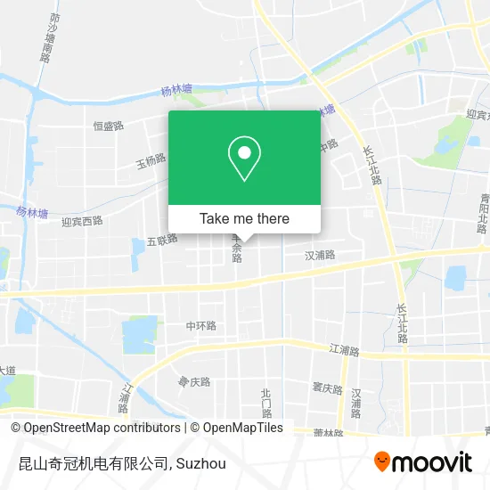 昆山奇冠机电有限公司 map