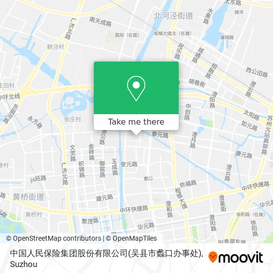 中国人民保险集团股份有限公司(吴县市蠡口办事处) map