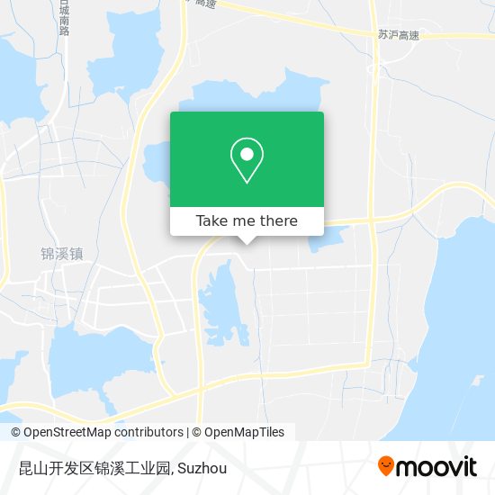 昆山开发区锦溪工业园 map