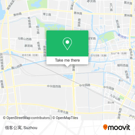 领客公寓 map