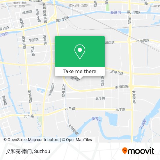 义和苑-南门 map