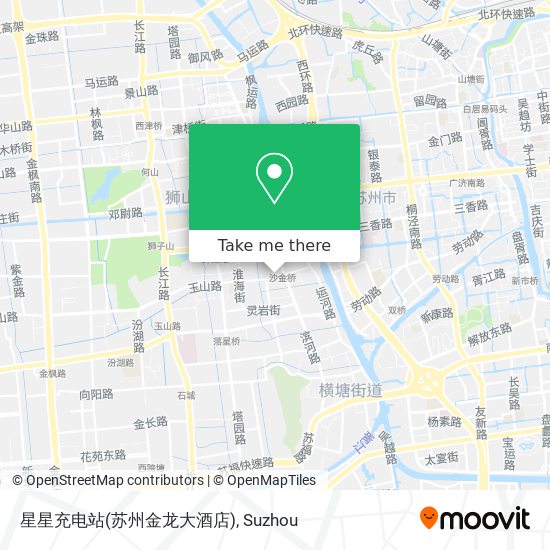 星星充电站(苏州金龙大酒店) map