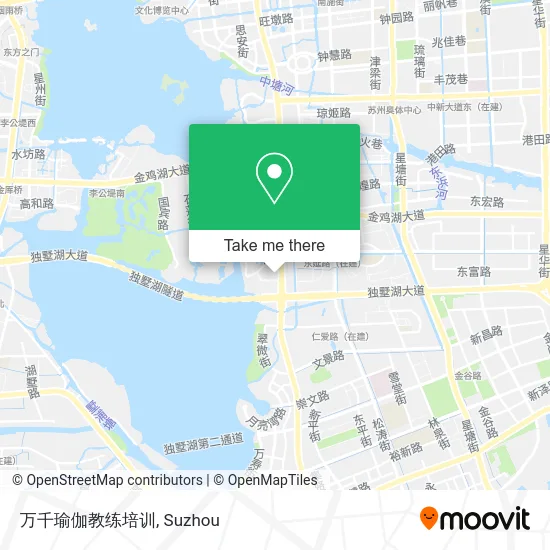 万千瑜伽教练培训 map