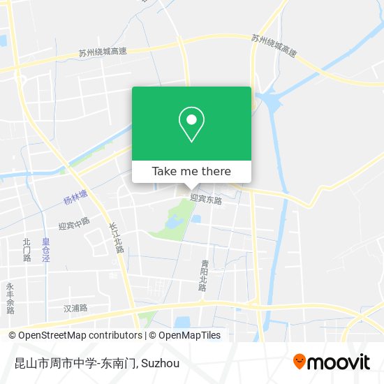 昆山市周市中学-东南门 map