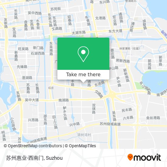 苏州惠业-西南门 map