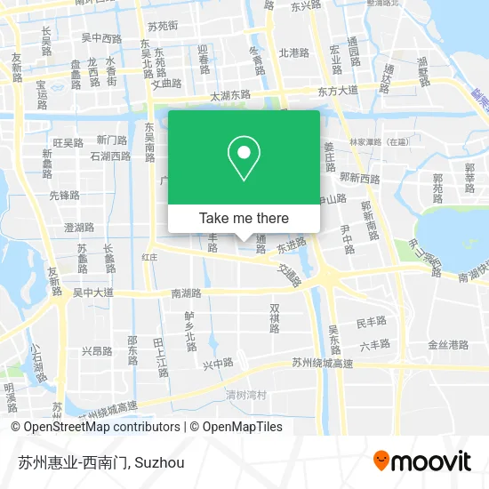 苏州惠业-西南门 map
