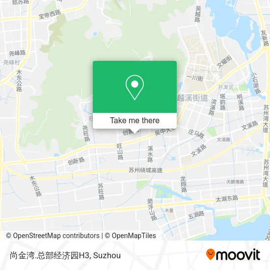 尚金湾.总部经济园H3 map