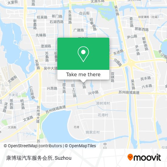 康博瑞汽车服务会所 map